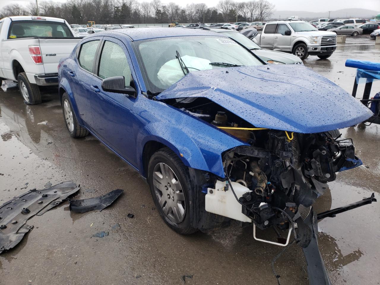 DODGE AVENGER SE 2013 with VIN 1C3CDZAG9DN533978 - Photo from auction