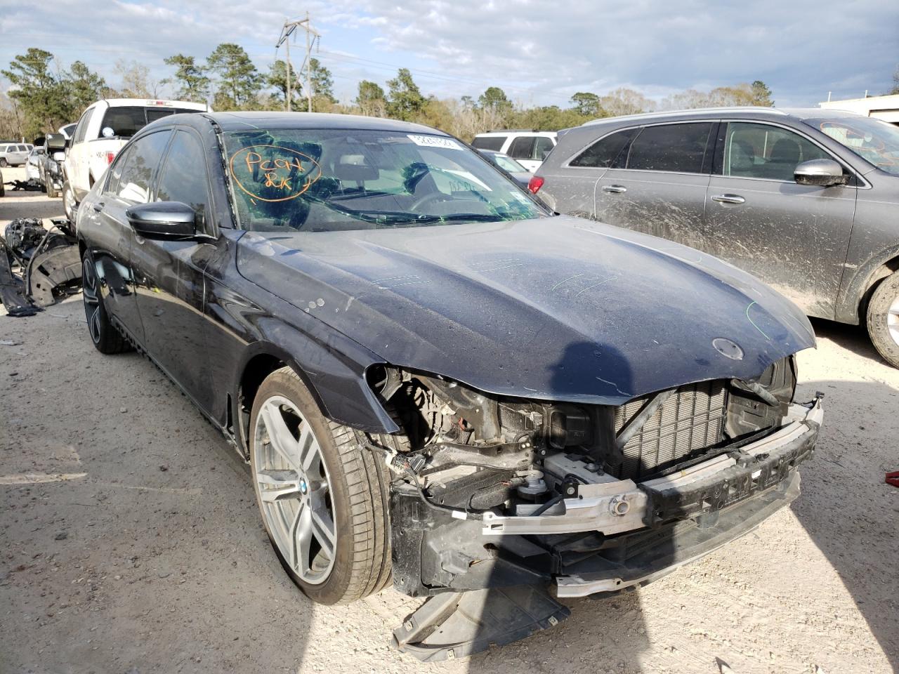 BMW 740 I 2019 with VIN WBA7E2C53KB454489 - Photo from auction