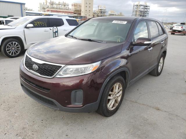 Photo 2 from auction – 2015 KIA SORENTO LX with VIN 5XYKT3A60FG576338