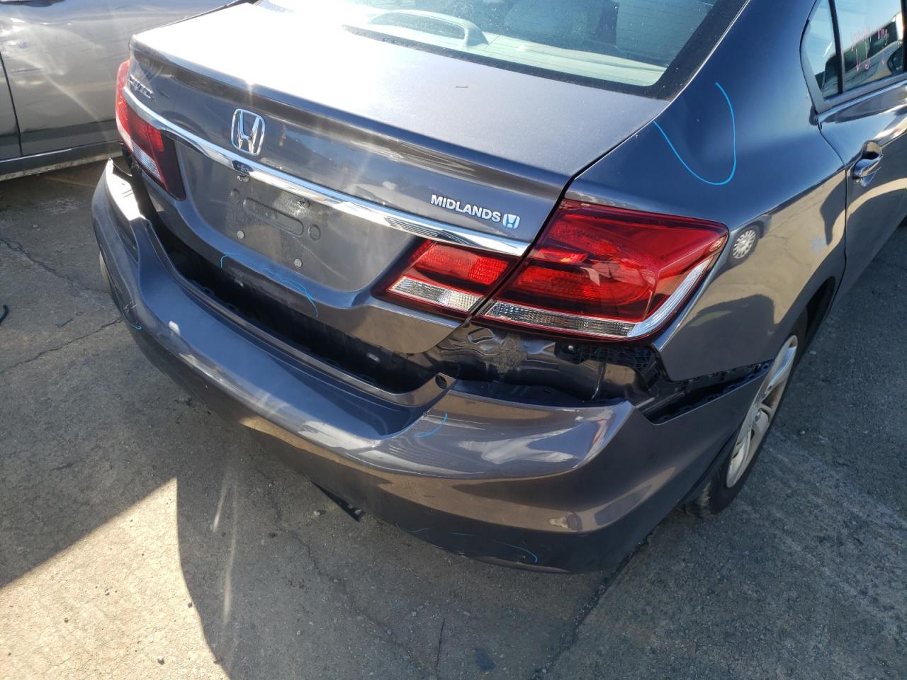 Photo 9 from auction – 2015 HONDA CIVIC LX with VIN 19XFB2F54FE009836