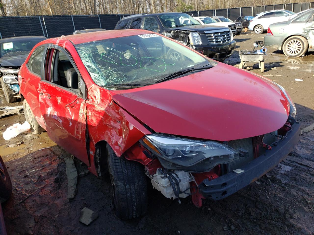 TOYOTA COROLLA L 2018 with VIN 2T1BURHE5JC972315 - Photo from auction