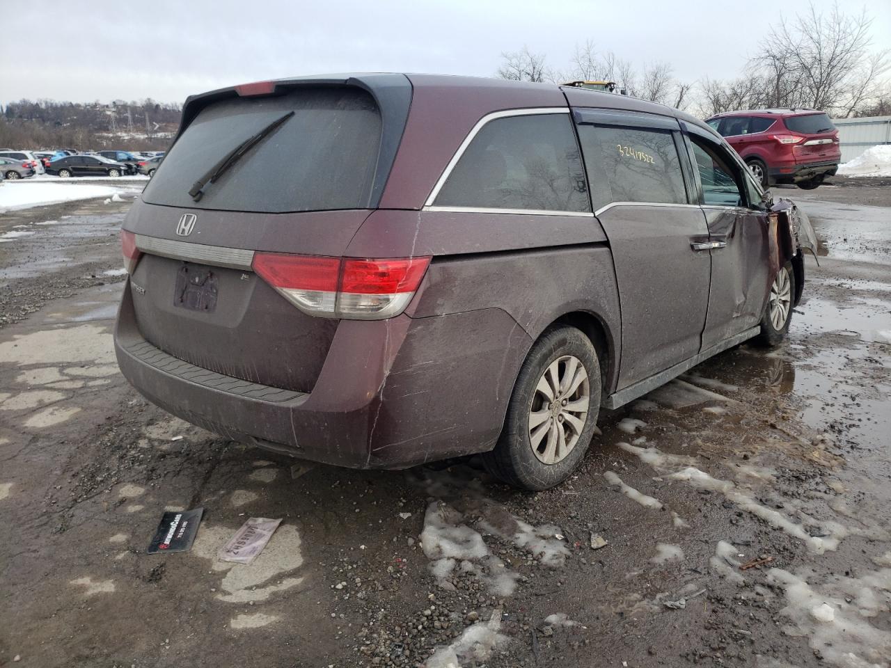 Photo 4 from auction – 2015 HONDA ODYSSEY EX with VIN 5FNRL5H47FB111738