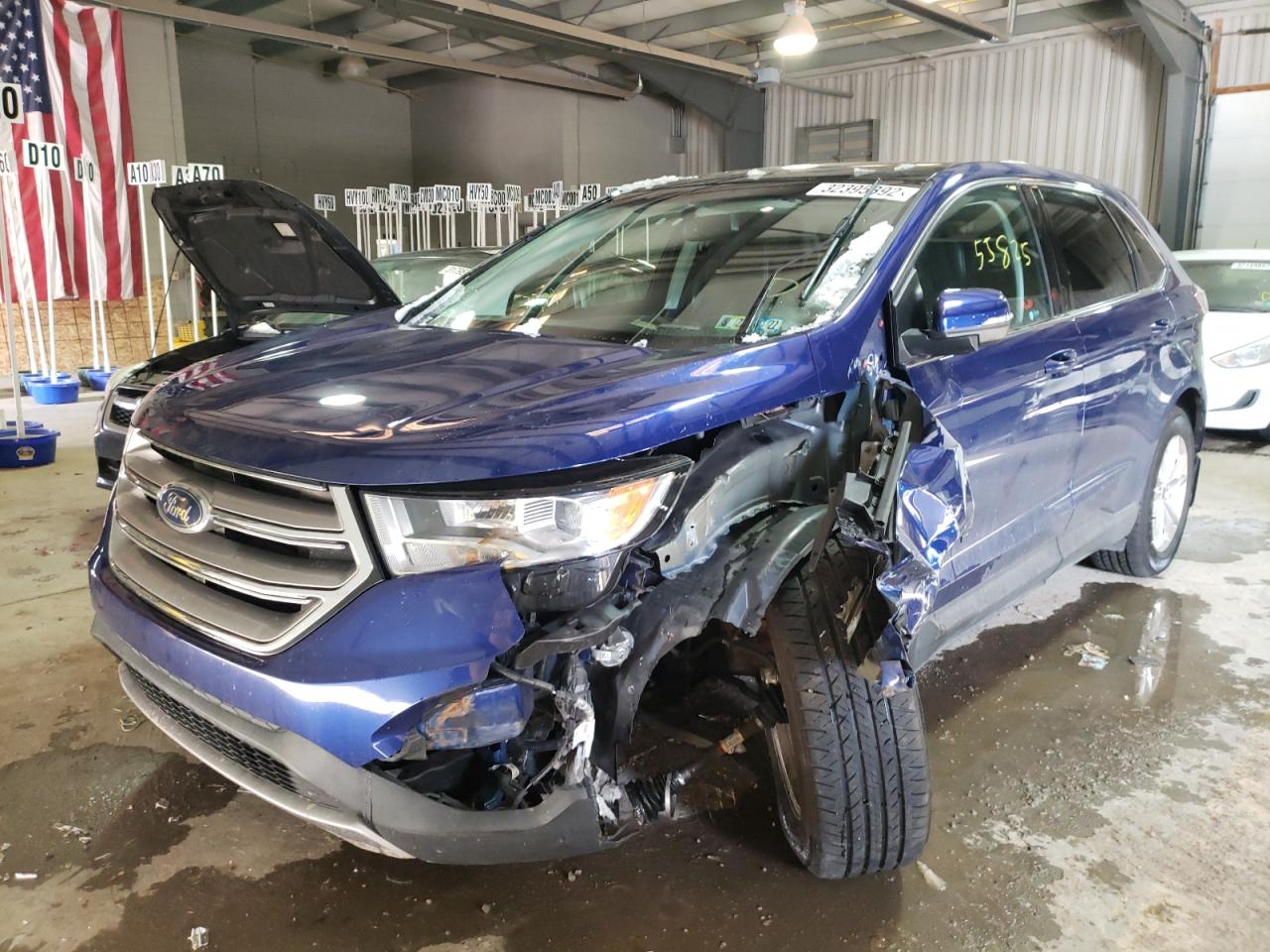Photo 2 from auction – 2015 FORD EDGE SEL with VIN 2FMTK4J92FBC16575