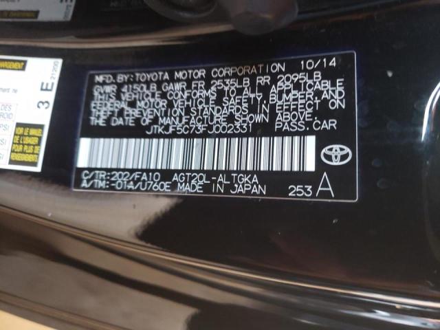 Photo 10 from auction – 2015 TOYOTA SCION TC with VIN JTKJF5C73FJ002331