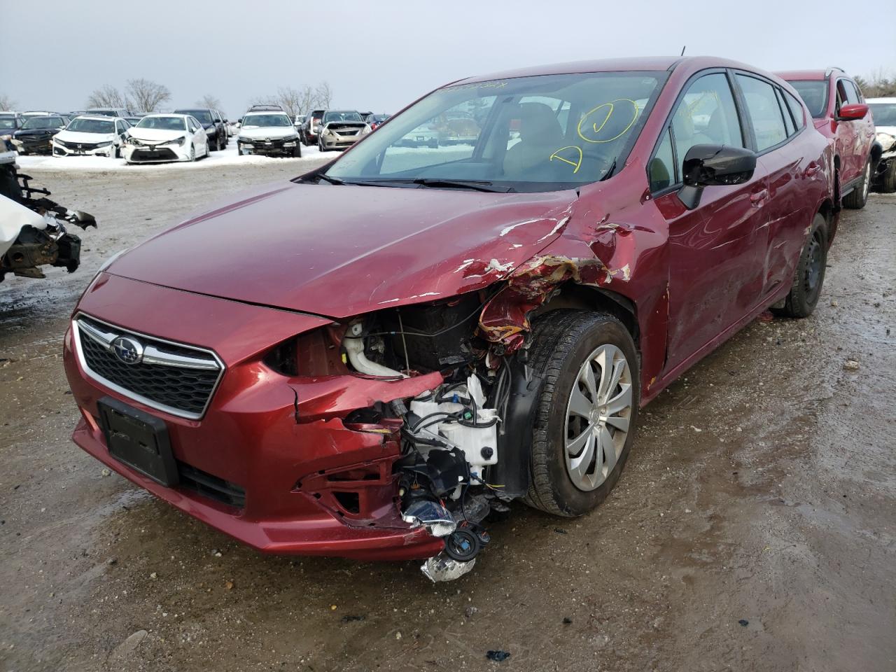 Photo 2 from auction – 2018 SUBARU IMPREZA with VIN 4S3GTAA61J3734919