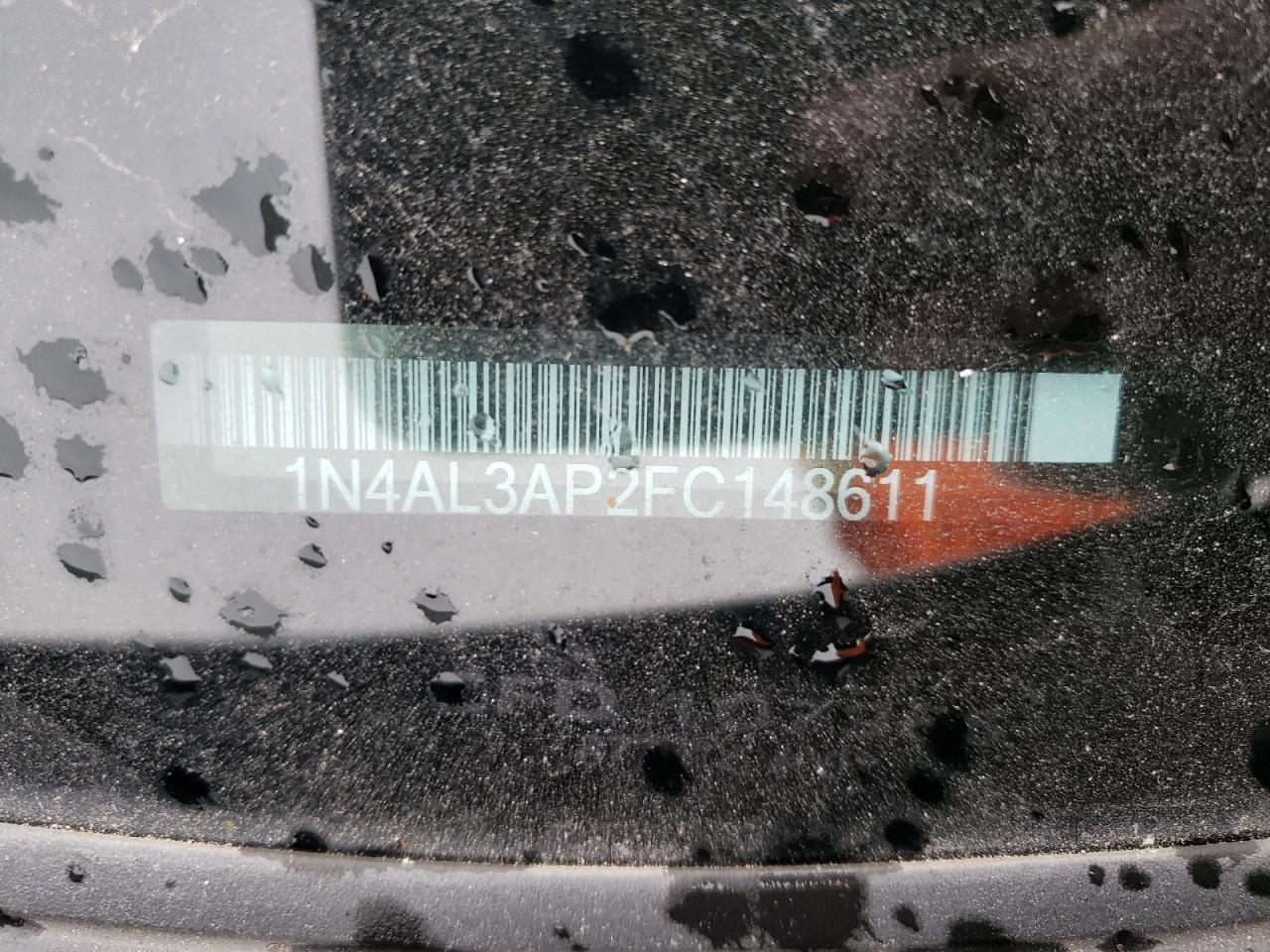 Photo 10 from auction – 2015 NISSAN ALTIMA 2.5 with VIN 1N4AL3AP2FC148611