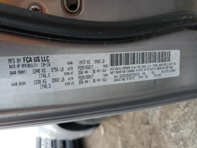 Photo 10 from auction – 2017 DODGE JOURNEY with VIN 3C4PDCBG3HT530721