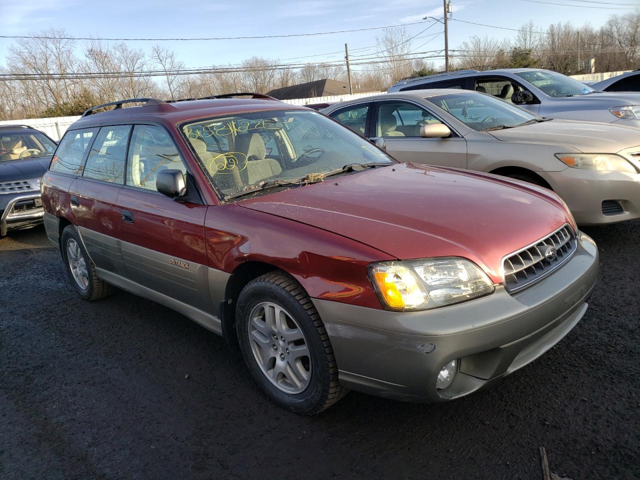 SUBARU OUTBACK 2003 with VIN 4S3BH665837643196 - Photo from auction