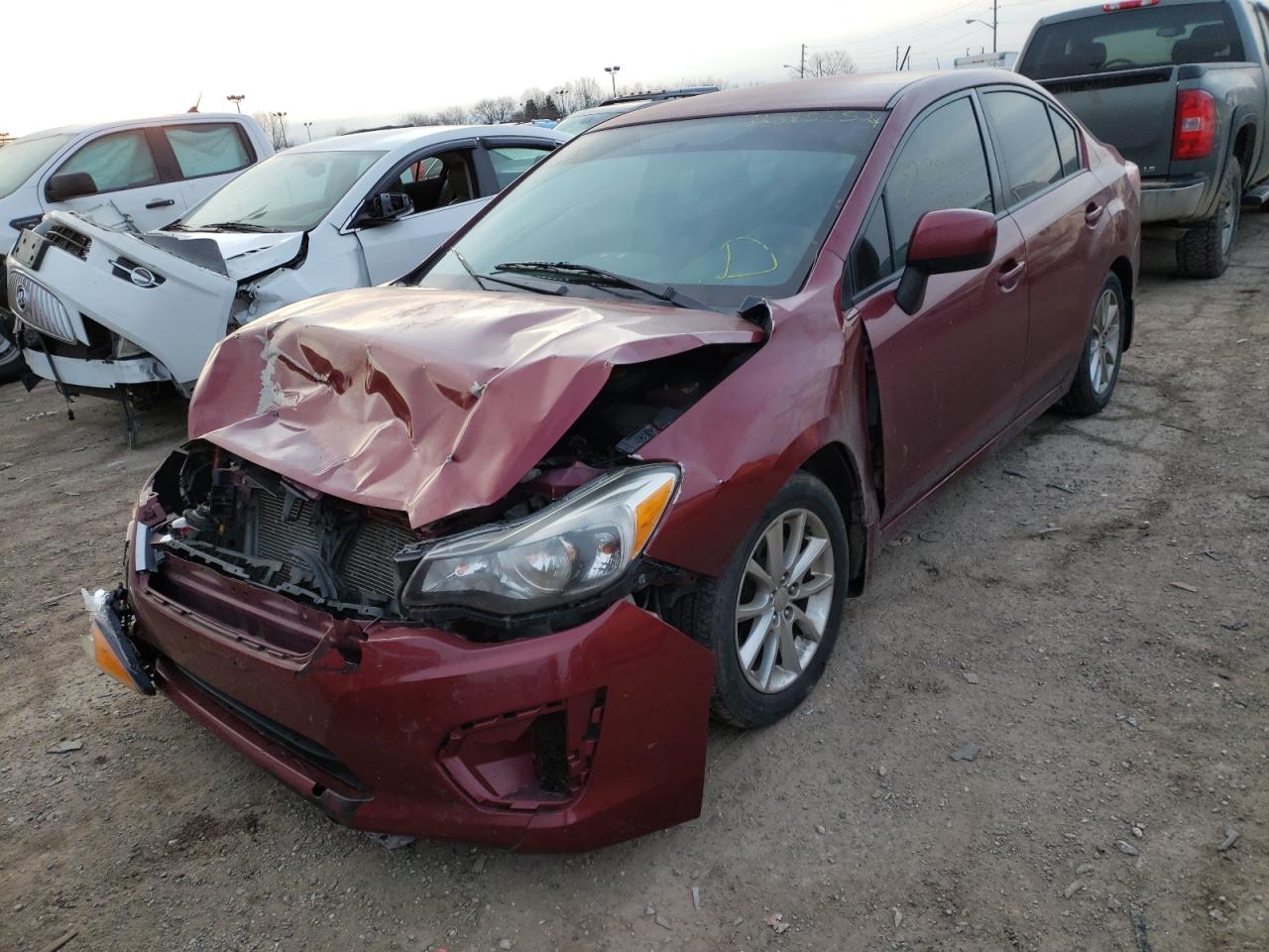 Photo 2 from auction – 2013 SUBARU IMPREZA PR with VIN JF1GJAC69DH019760