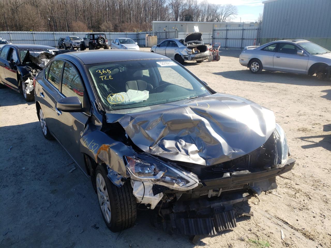 NISSAN SENTRA 2016 with VIN 3N1AB7AP9GY230190 - Photo from auction