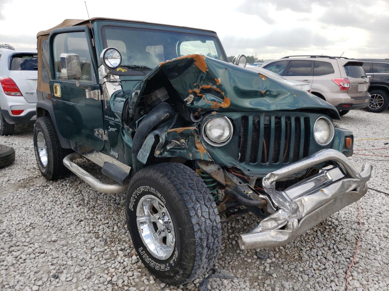 JEEP WRANGLER / 2002 with VIN 1J4FA49S52P757760 - Photo from auction