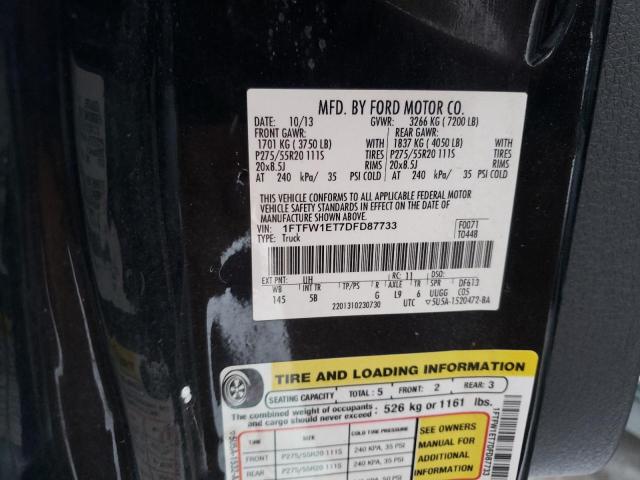 Photo 10 from auction – 2013 FORD F150 SUPER with VIN 1FTFW1ET7DFD87733