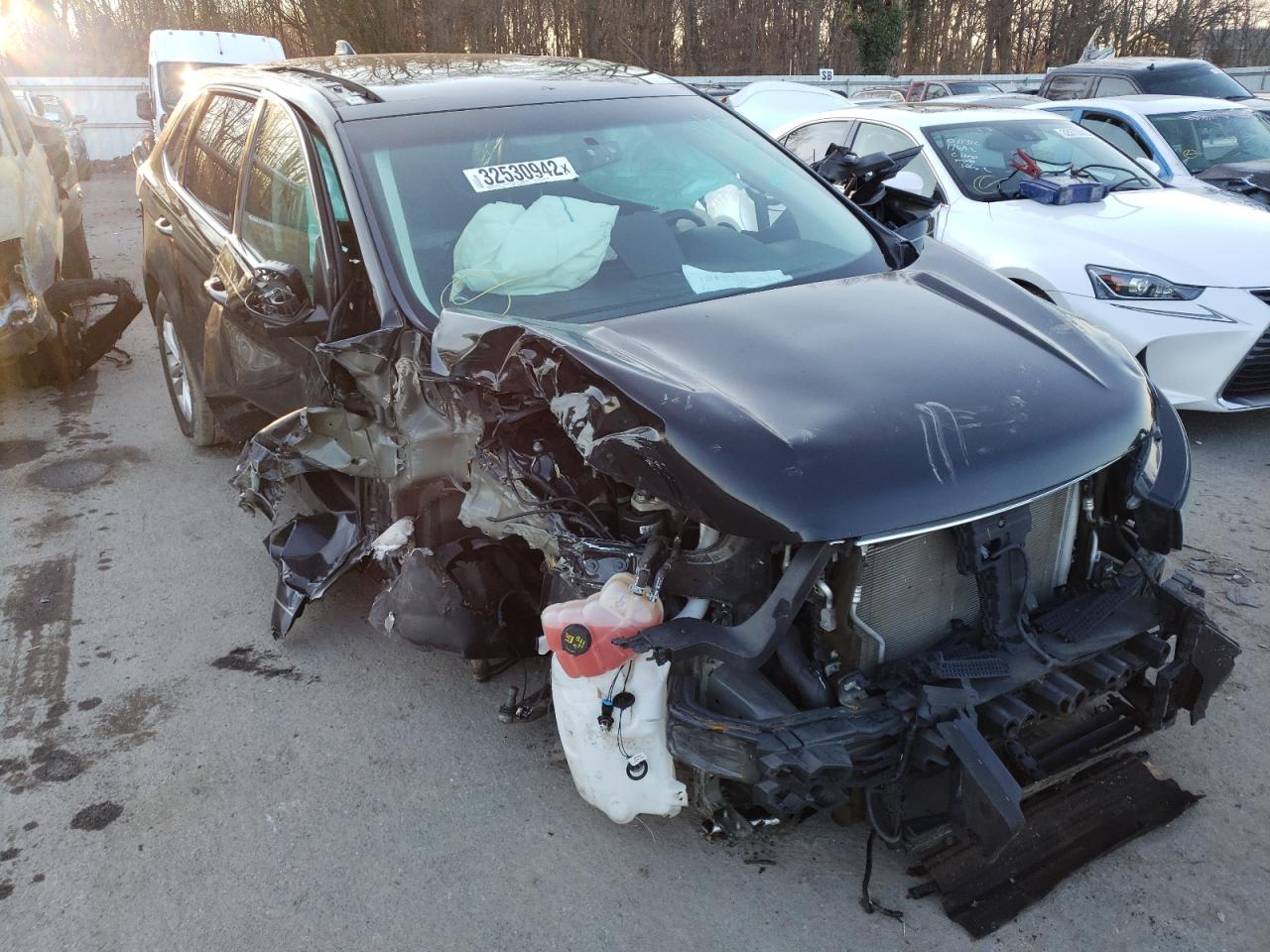 FORD EDGE SEL 2015 with VIN 2FMTK3J9XFBC28466 - Photo from auction