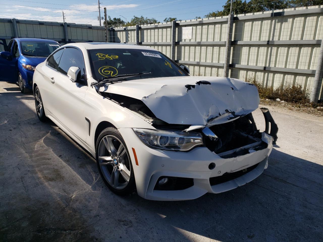 BMW 428 I 2016 with VIN WBA3N7C53GK226950 - Photo from auction