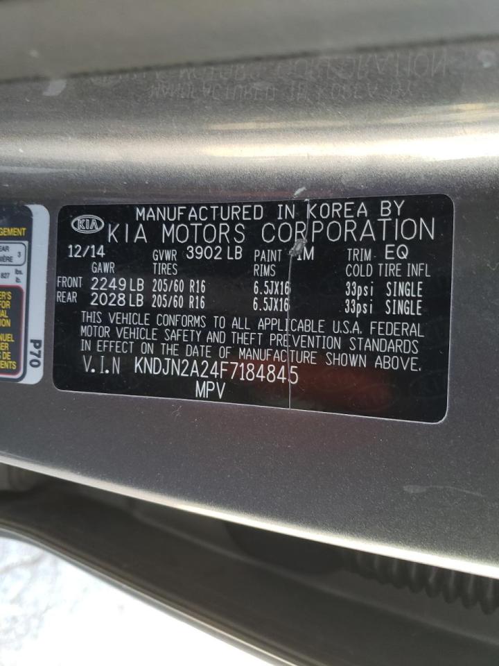 Photo 10 from auction – 2015 KIA SOUL with VIN KNDJN2A24F7184845