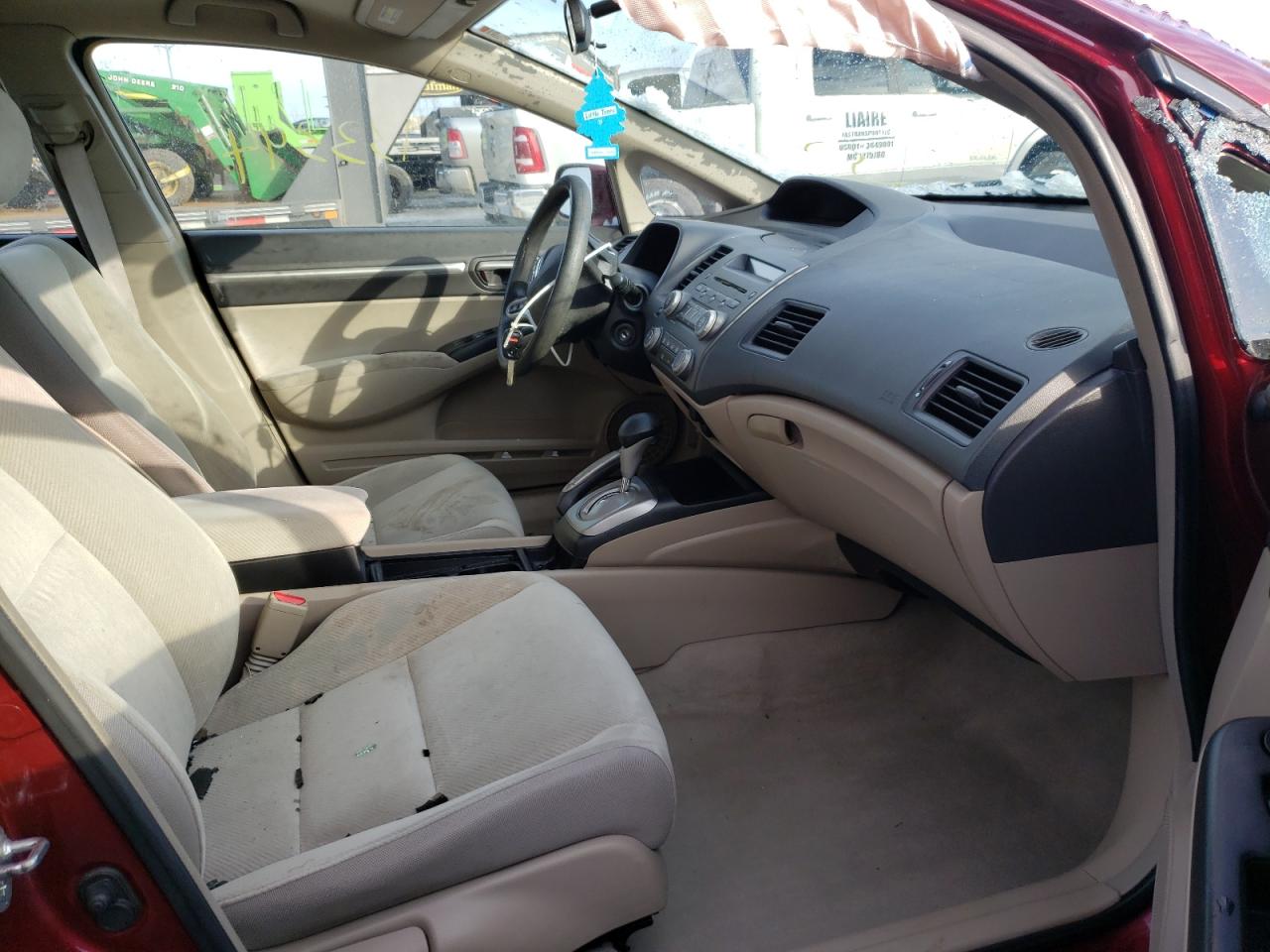 Photo 5 from auction – 2009 HONDA CIVIC EX with VIN 19XFA16899E018785
