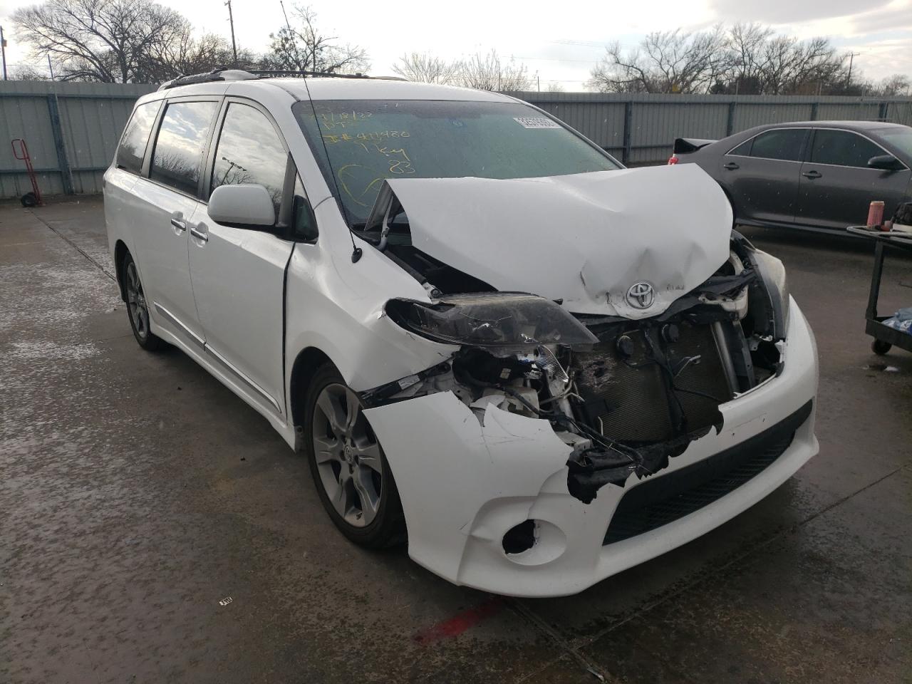 TOYOTA SIENNA SPO 2014 with VIN 5TDXK3DC2ES511454 - Photo from auction