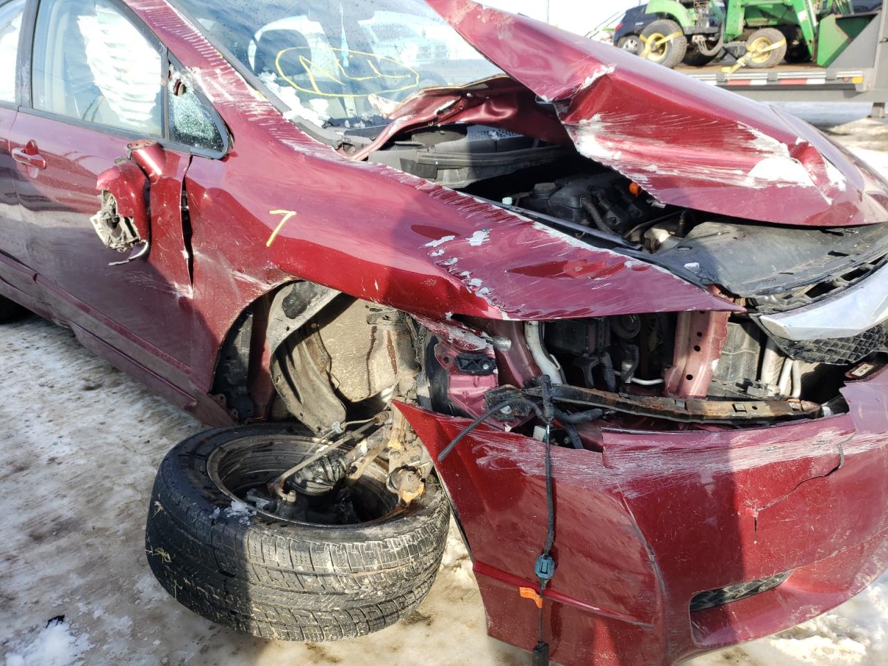 Photo 9 from auction – 2009 HONDA CIVIC EX with VIN 19XFA16899E018785