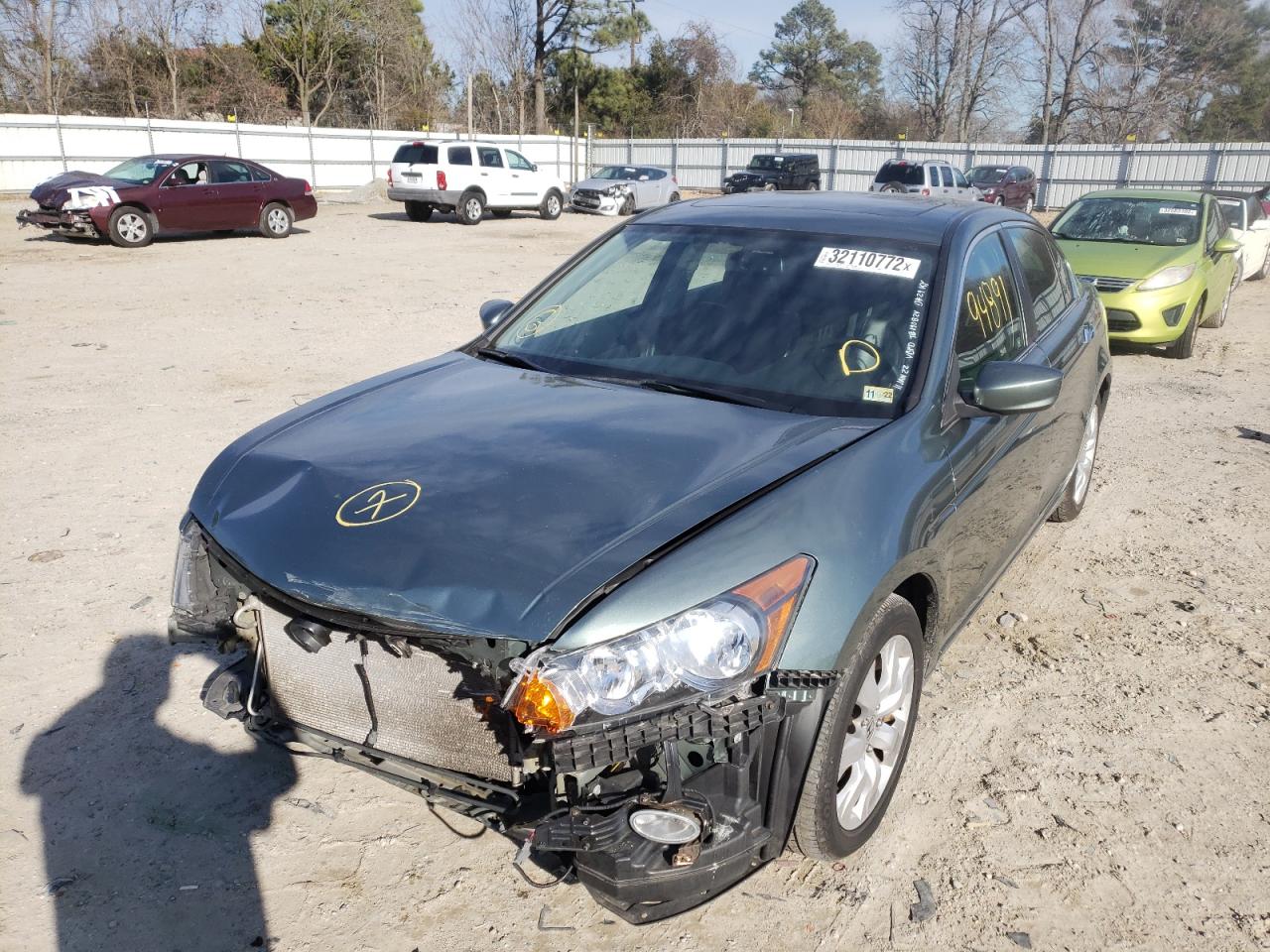 Photo 2 from auction – 2010 HONDA ACCORD EXL with VIN 1HGCP3F87AA006074