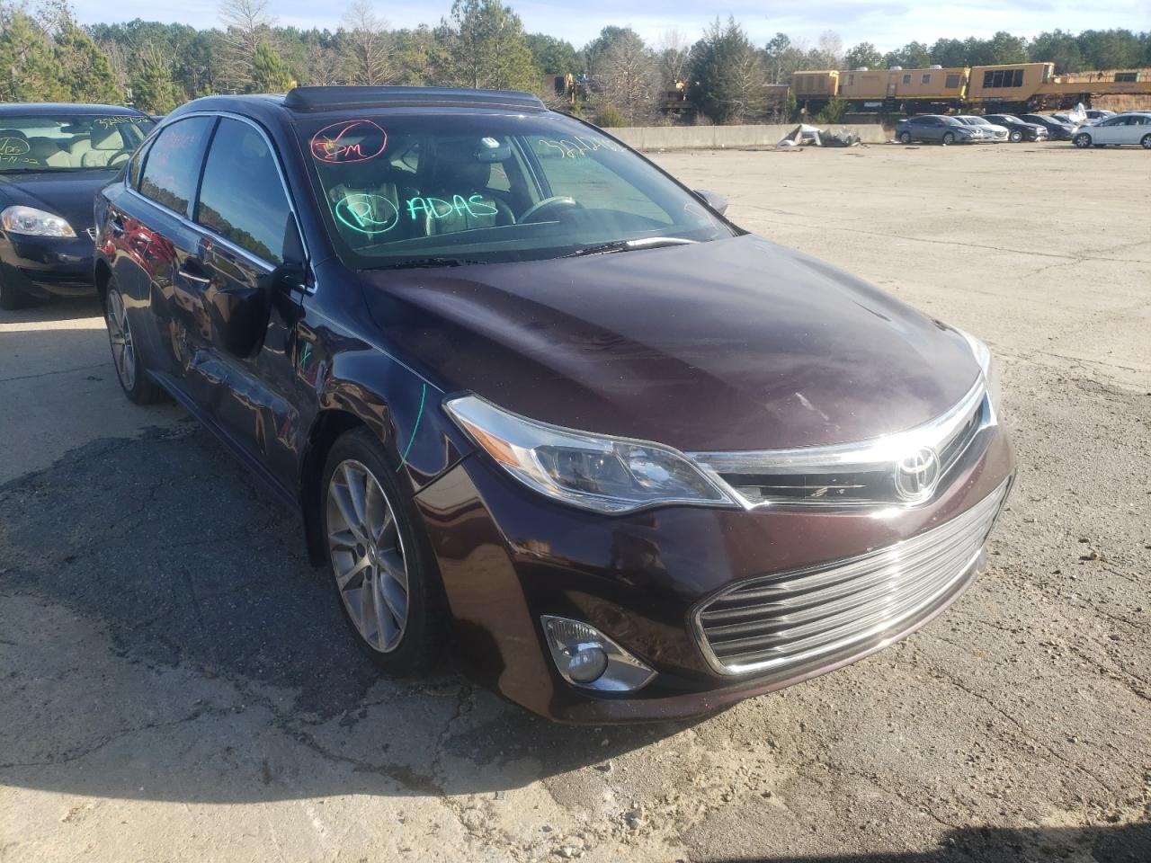 TOYOTA AVALON BAS 2014 with VIN 4T1BK1EB0EU118175 - Photo from auction