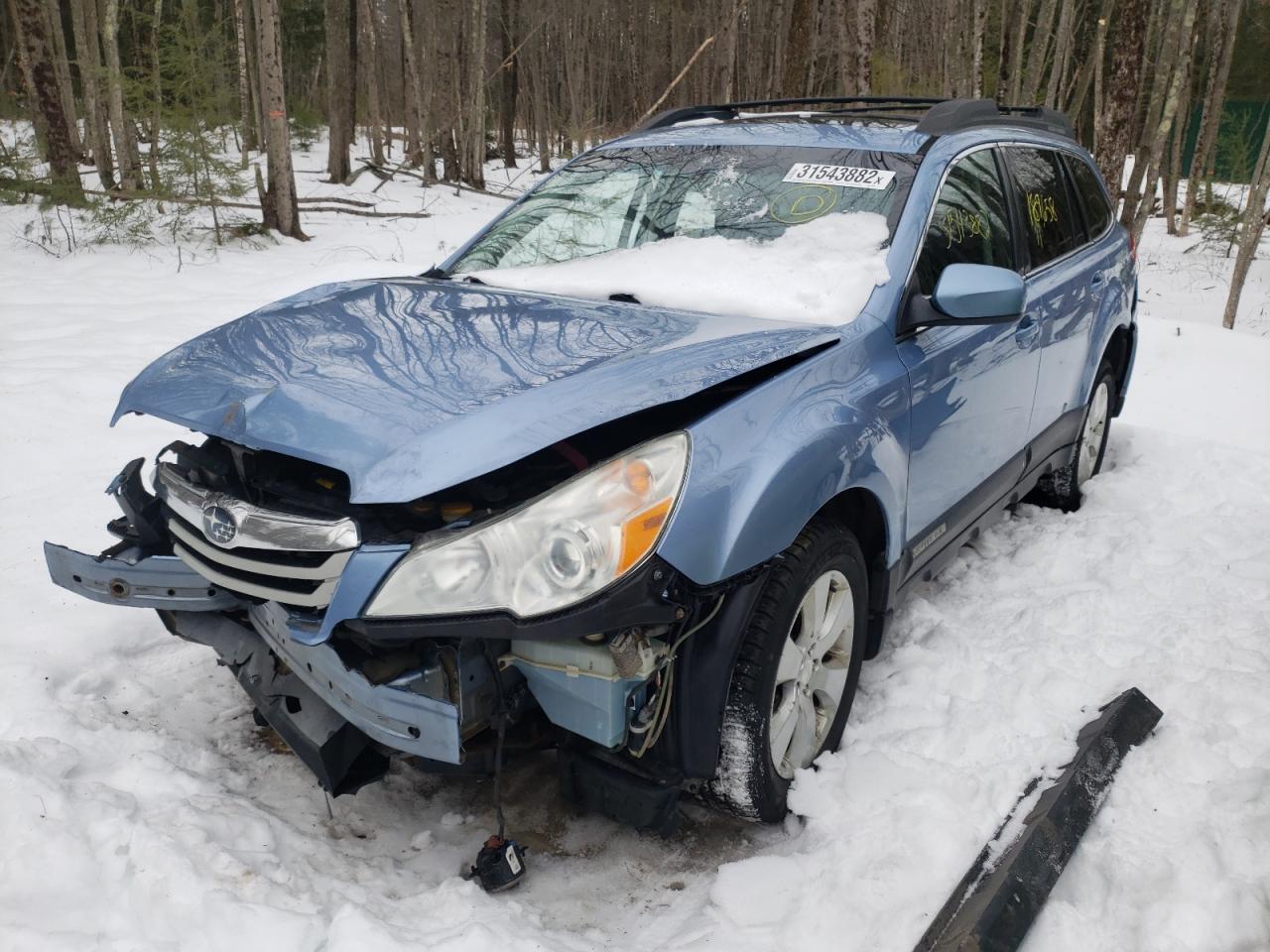 Photo 2 from auction – 2010 SUBARU OUTBACK 2. with VIN 4S4BRBKC5A3356621