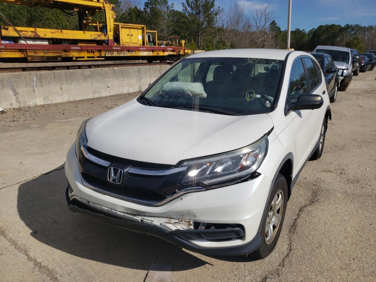 Photo 2 from auction – 2015 HONDA CR-V LX with VIN 5J6RM4H35FL049116