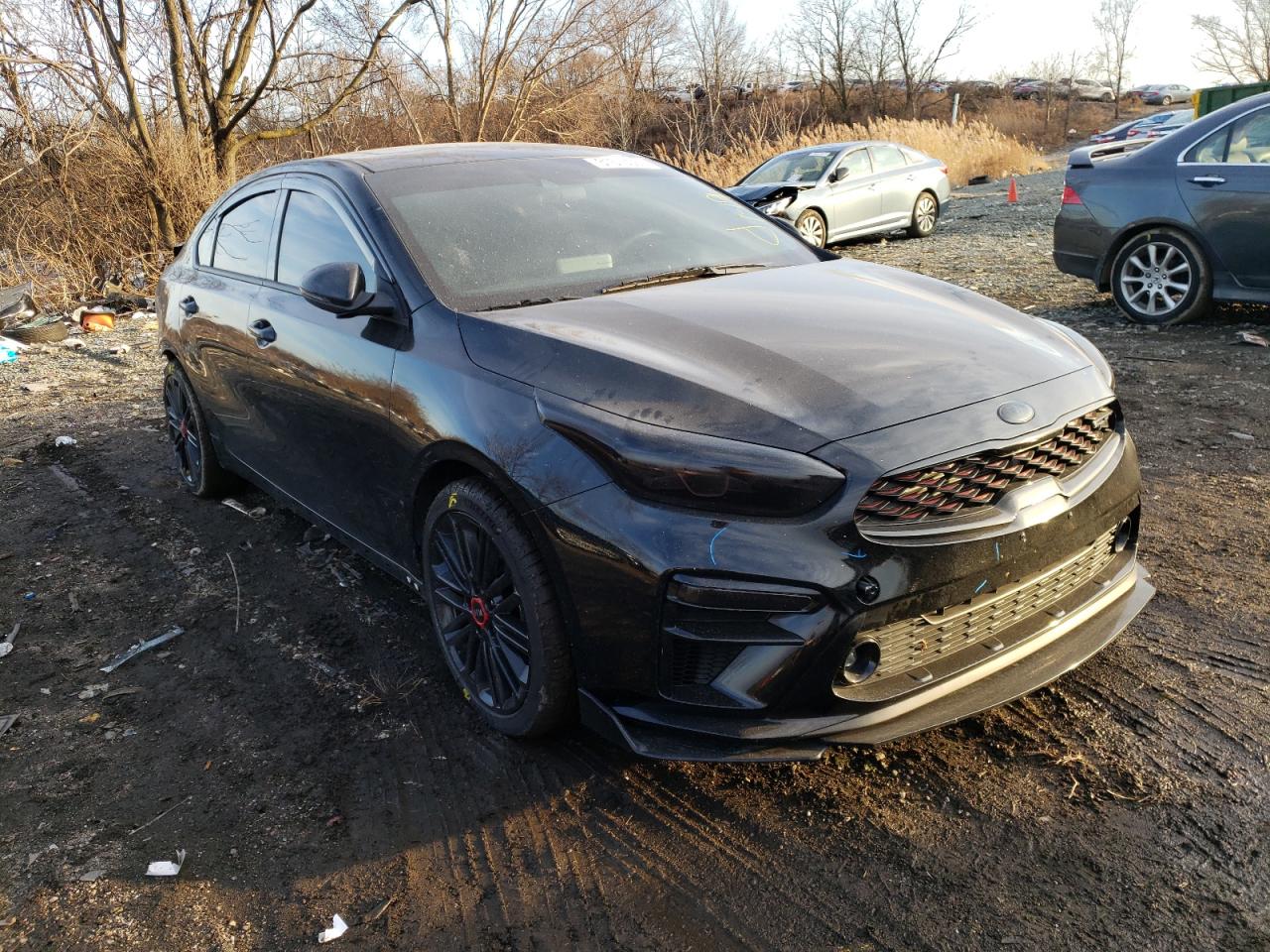 KIA FORTE GT 2021 with VIN 3KPF44AC8ME317052 - Photo from auction