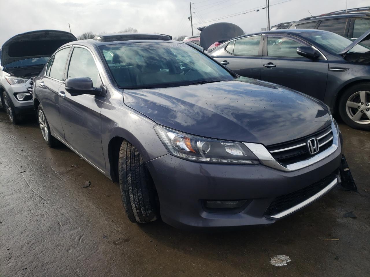 HONDA ACCORD EXL 2014 with VIN 1HGCR3F89EA040744 - Photo from auction
