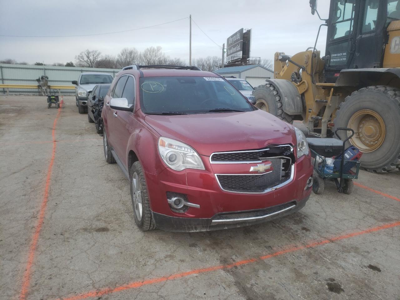 CHEVROLET EQUINOX LT 2014 with VIN 2GNFLDE39E6185344 - Photo from auction