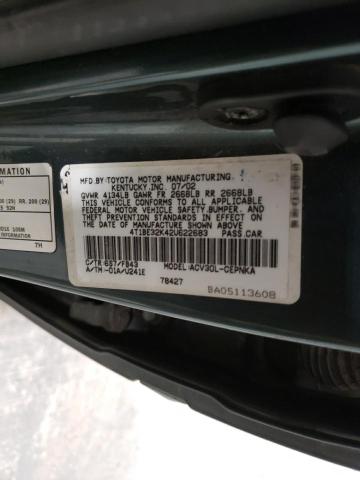 Photo 10 from auction – 2002 TOYOTA CAMRY LE with VIN 4T1BE32K42U622683
