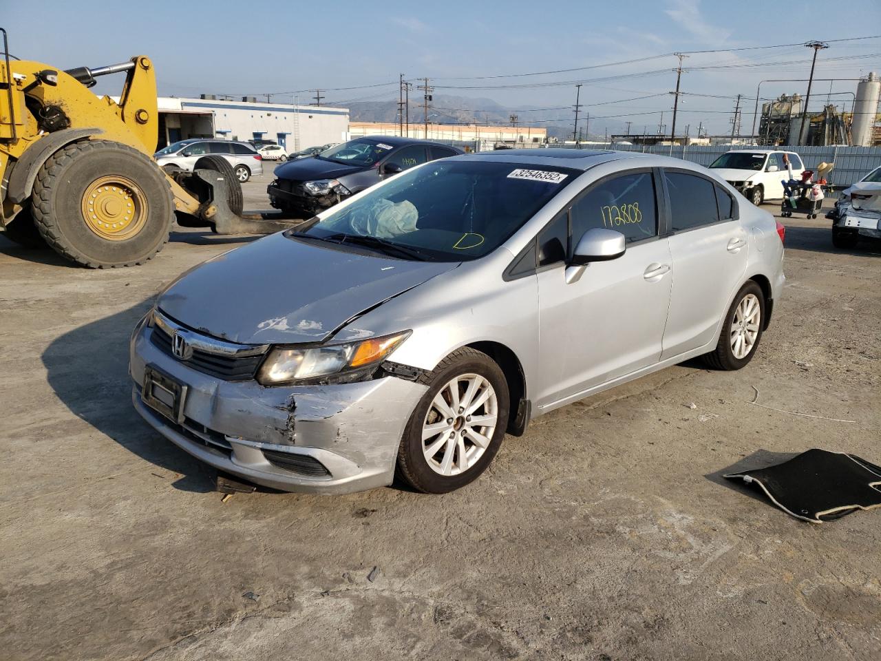 Photo 2 from auction – 2012 HONDA CIVIC EX with VIN 2HGFB2F83CH570251