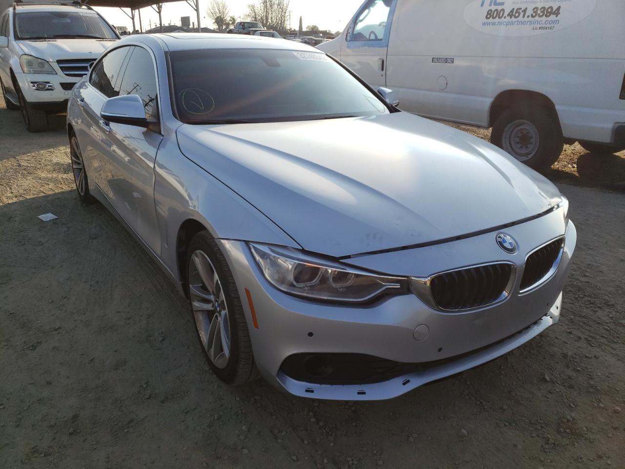 BMW 430I GRAN 2018 with VIN WBA4J1C59JBG77369 - Photo from auction