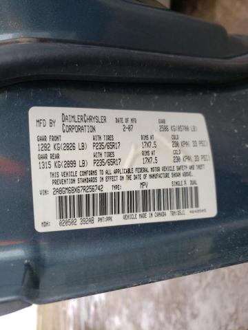 Photo 10 from auction – 2007 CHRYSLER PACIFICA T with VIN 2A8GM68X67R256742