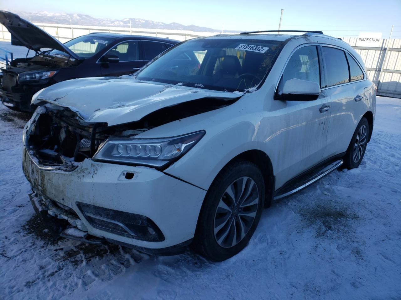 Photo 2 from auction – 2015 ACURA MDX TECHNO with VIN 5FRYD4H61FB503424