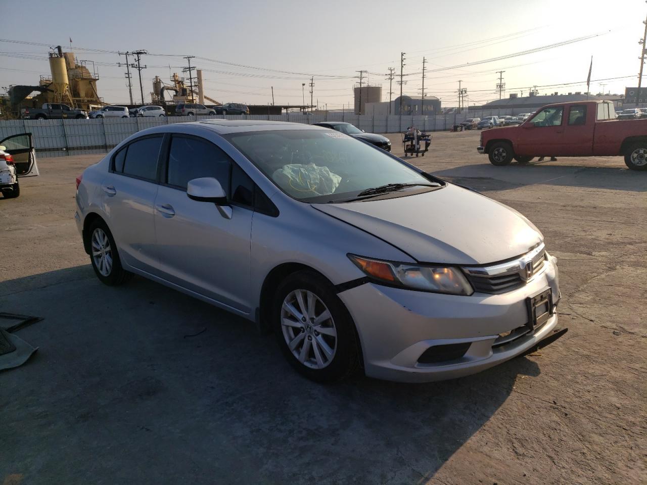 HONDA CIVIC EX 2012 with VIN 2HGFB2F83CH570251 - Photo from auction