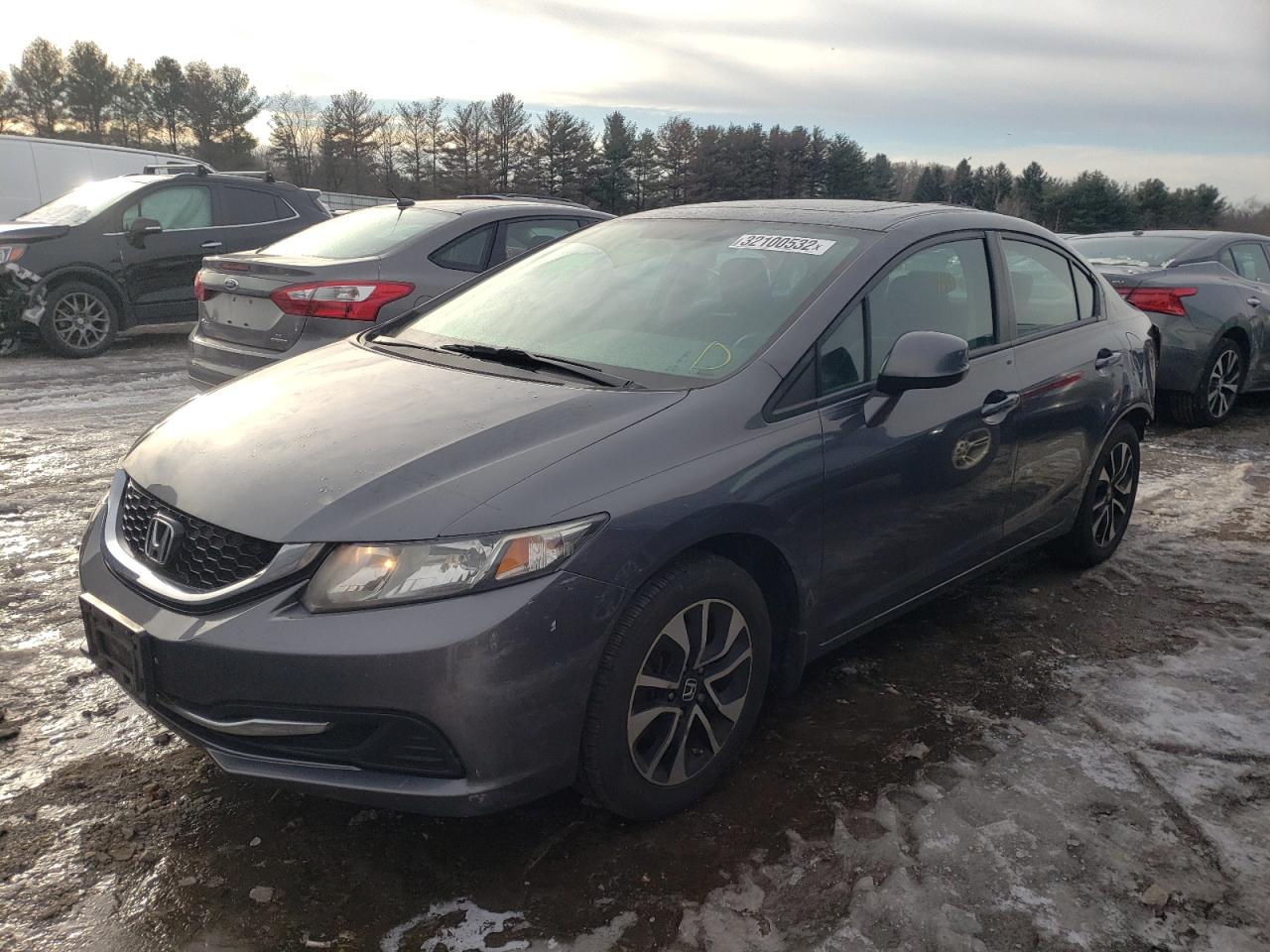 Photo 2 from auction – 2013 HONDA CIVIC EX with VIN 19XFB2F85DE288060