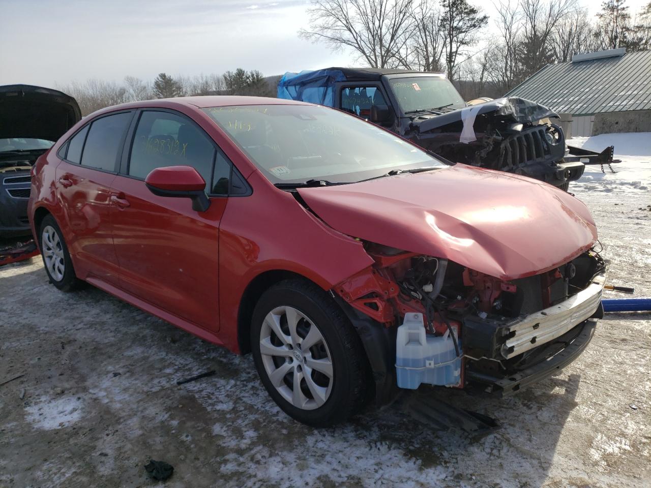 Photo 1 from auction – 2020 TOYOTA COROLLA LE with VIN 5YFEPRAE4LP047624