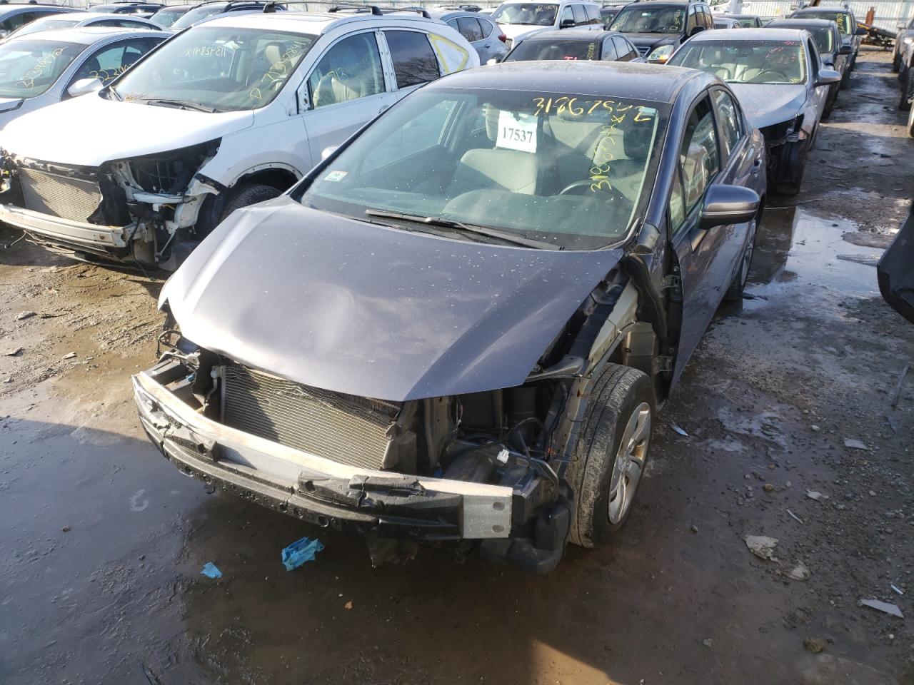 Photo 2 from auction – 2015 HONDA CIVIC LX with VIN 19XFB2F58FE273125