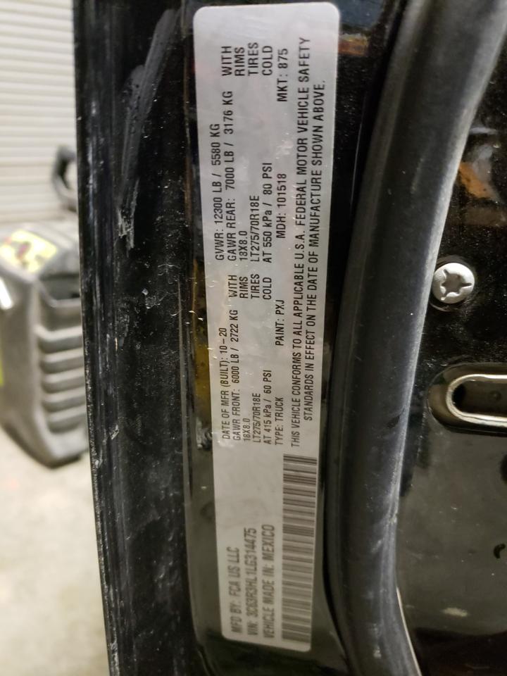 Photo 10 from auction – 2020 RAM 3500 BIG H with VIN 3C63R3HL1LG314475