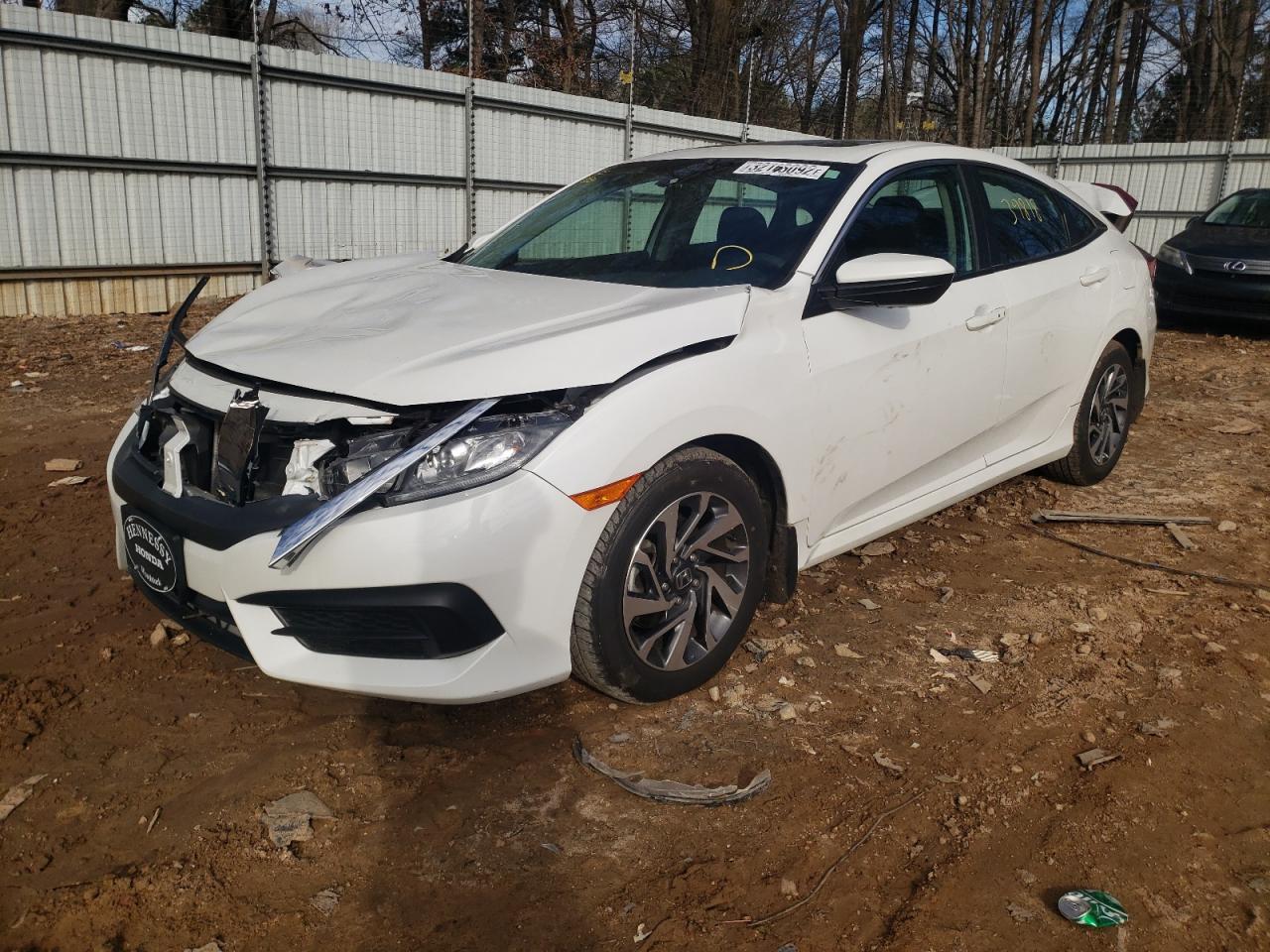 Photo 2 from auction – 2016 HONDA CIVIC EX with VIN 19XFC2F74GE006208