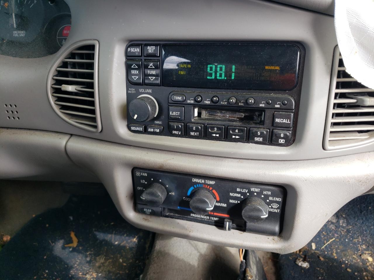 Photo 9 from auction – 1998 BUICK CENTURY CU with VIN 2G4WS52M5W1454609