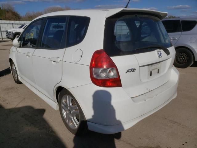 Photo 3 from auction – 2007 HONDA FIT S with VIN JHMGD38697S043357