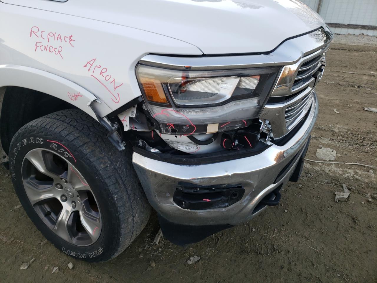 Photo 9 from auction – 2020 RAM 1500 LARAM with VIN 1C6SRFJM9LN222862