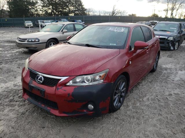 Photo 2 from auction – 2012 LEXUS CT 200 with VIN JTHKD5BH8C2098649
