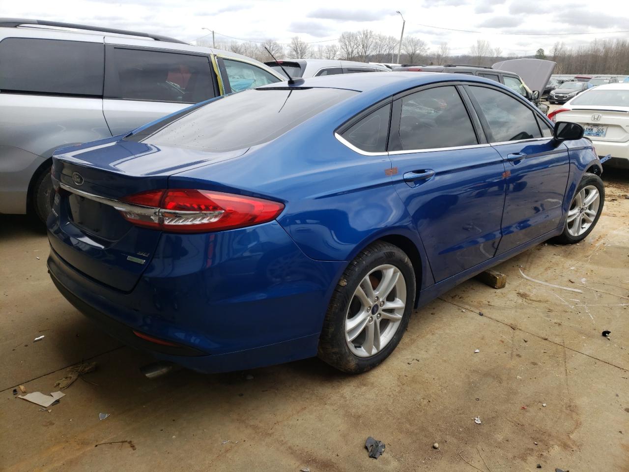 Photo 4 from auction – 2018 FORD FUSION SE with VIN 3FA6P0HD5JR153669