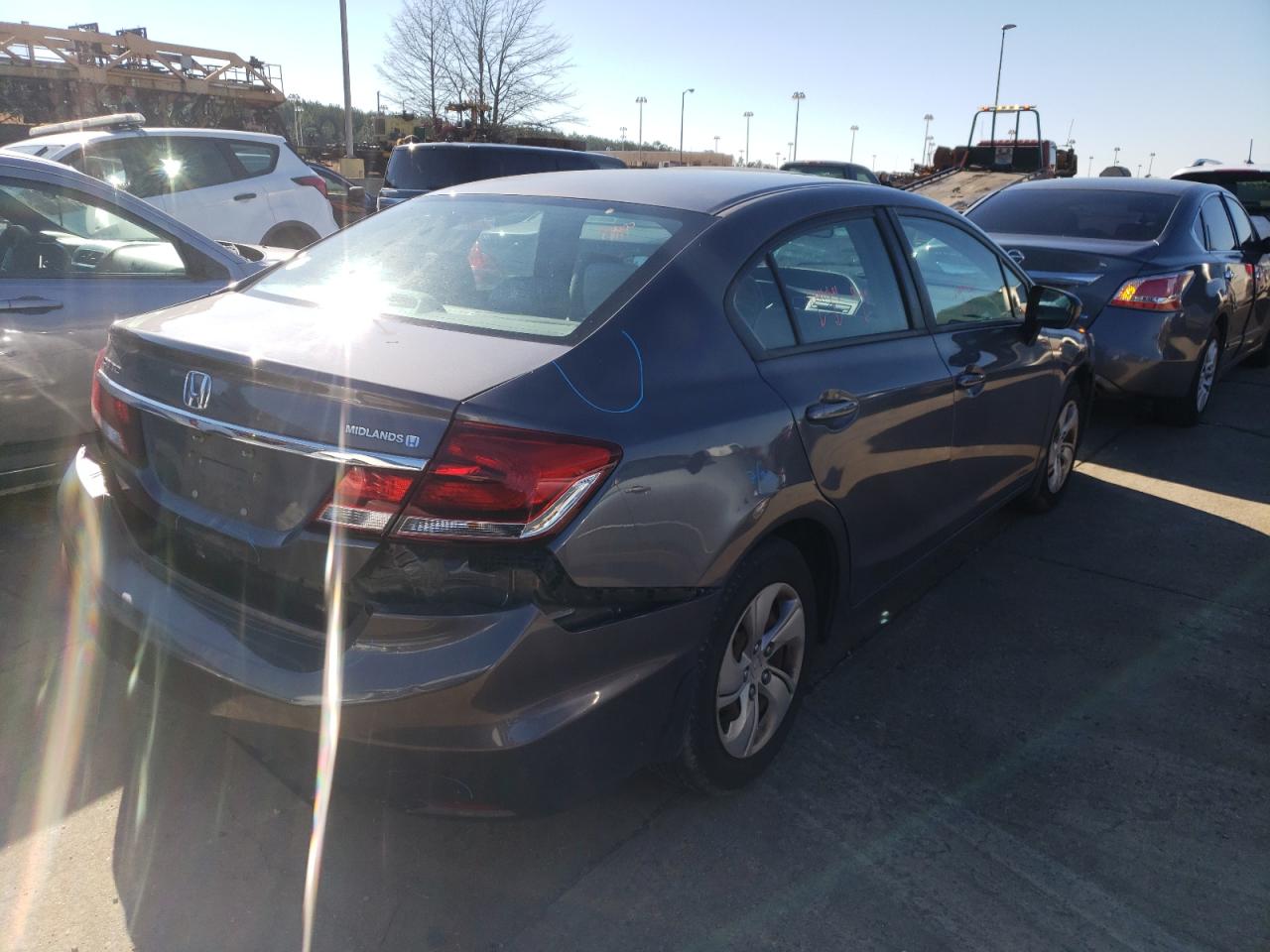 Photo 4 from auction – 2015 HONDA CIVIC LX with VIN 19XFB2F54FE009836