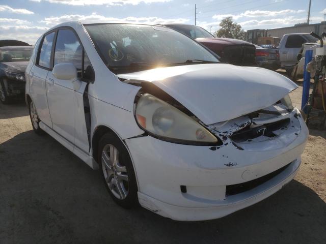 HONDA FIT S 2007 with VIN JHMGD38697S043357 - Photo from auction
