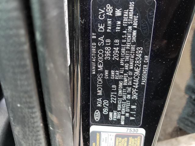 Photo 10 from auction – 2021 KIA FORTE GT with VIN 3KPF44AC9ME283493