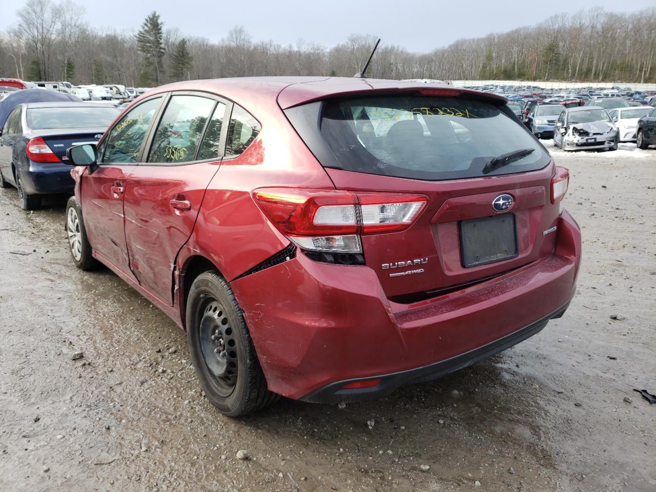 Photo 3 from auction – 2018 SUBARU IMPREZA with VIN 4S3GTAA61J3734919