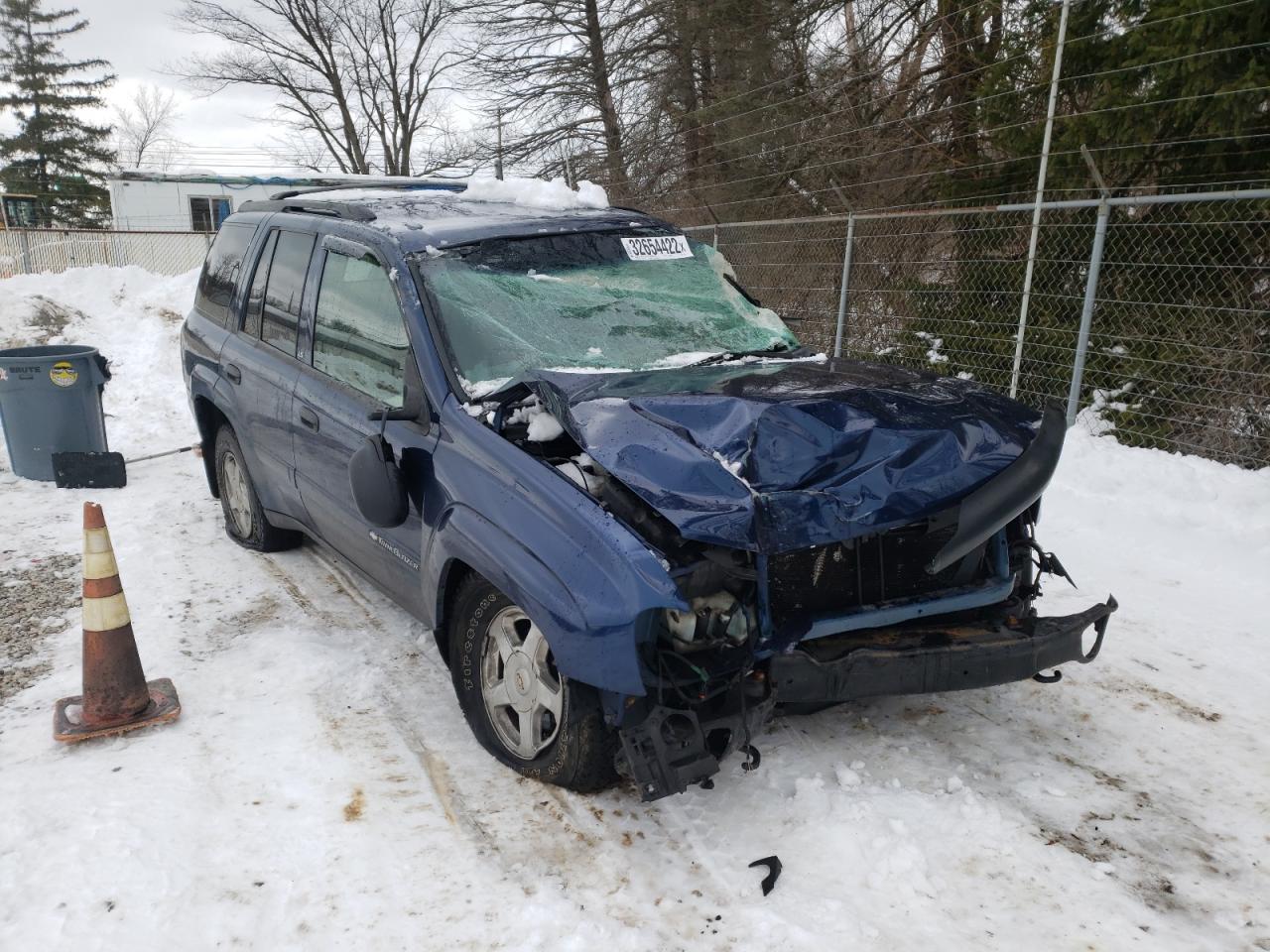 CHEVROLET TRAILBLAZE 2002 with VIN 1GNDT13S122519519 - Photo from auction